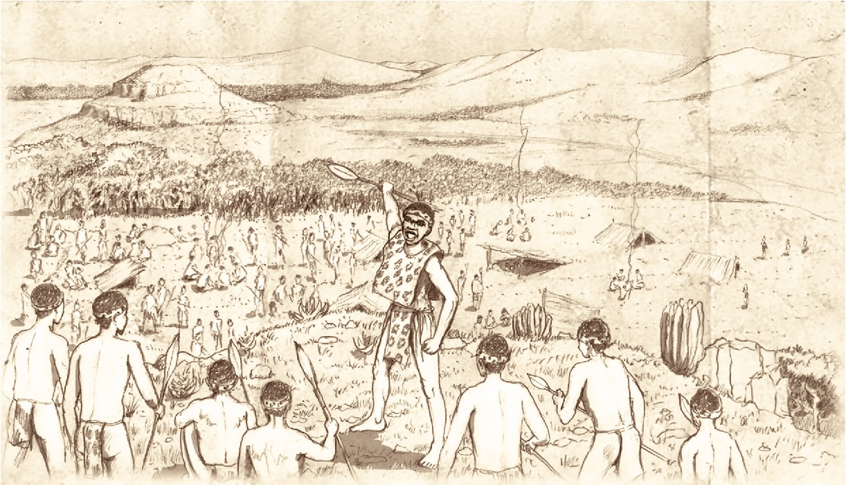 As dawn came, Maqoma ordered his men to prepare for battle.